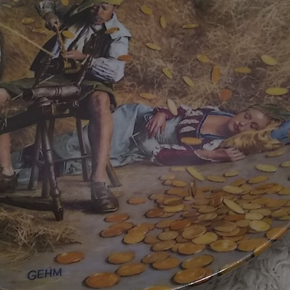 Vintage Rumpelstiltskin collectors plate. - Picture 3 of 4